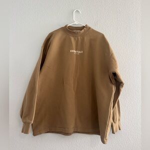 Fear of God Essentials Tan Crewneck Sweater